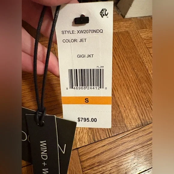 SAM. Gigi Shearling Trim down jacket size small new with tags - Picture 13 of 16